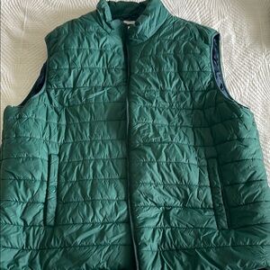 Goodfellow & Co. Green Puffer Vest